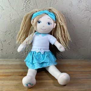 Butterflies 19” plush rag doll toy